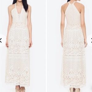 BCBGMAXAZRIA NWOT Christel Floral Lace Gown | Maxi Dress size 4